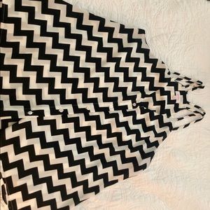 Pixley double spaghetti strap chevron tank.